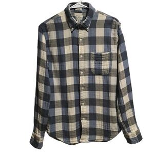 J. Crew Men’s Slim Button Down Shirt Double Weave Long Sleeve